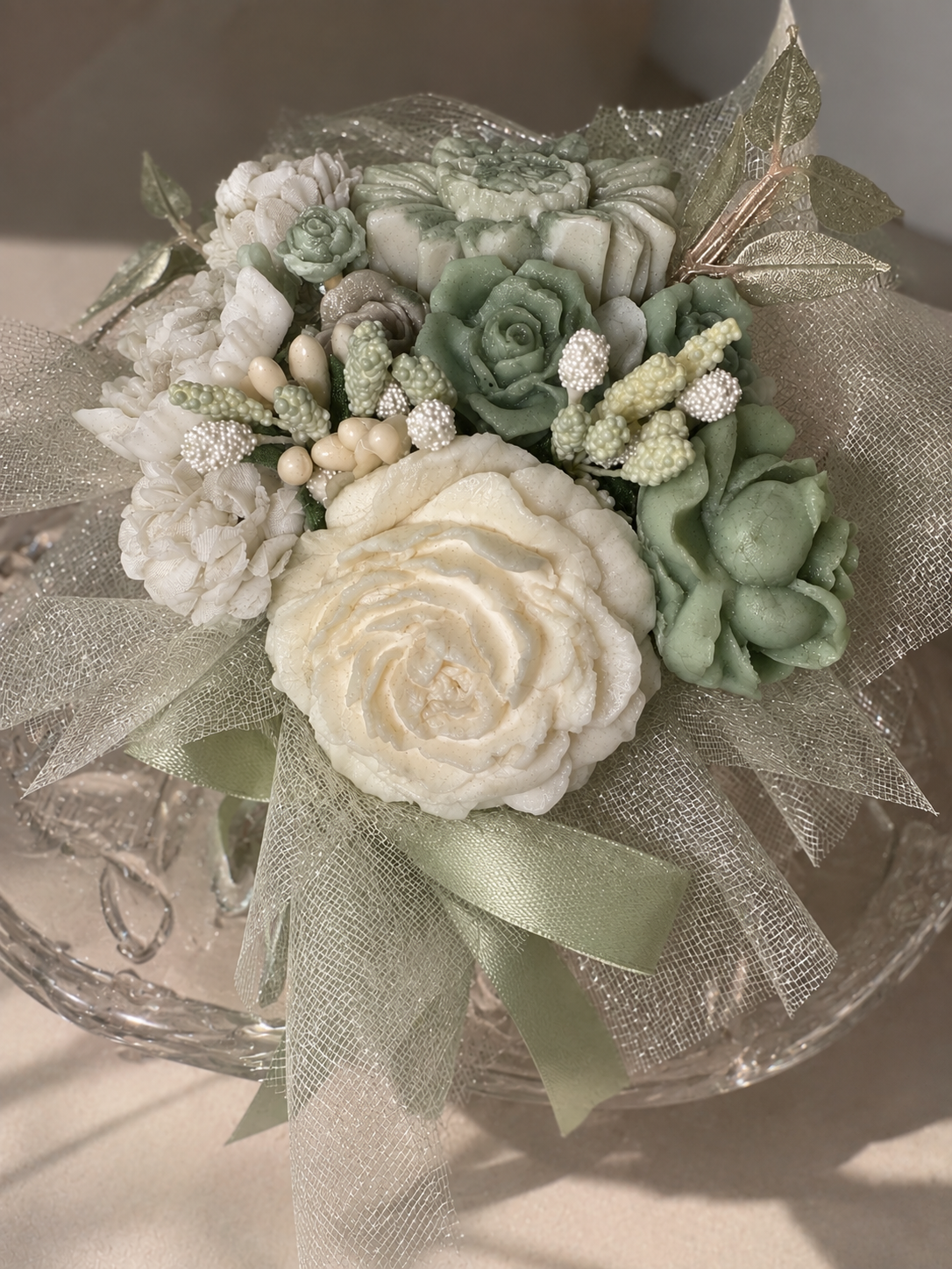 Keran - Mini Bouquet con gesso
