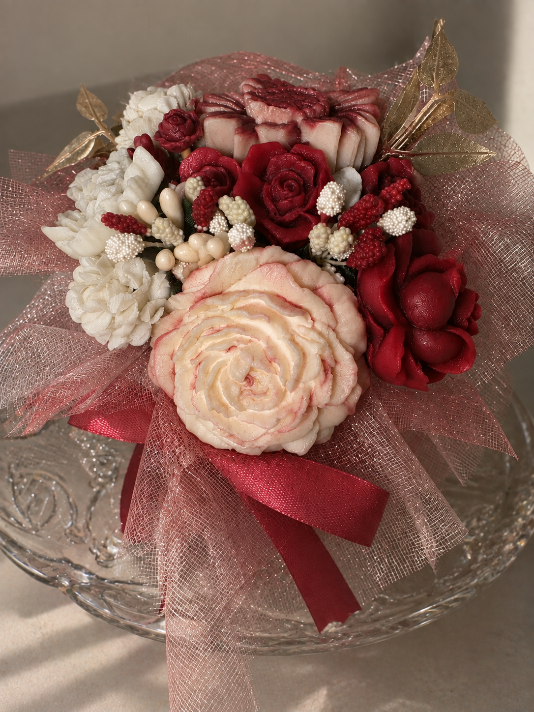 Keran - Mini Bouquet con gesso