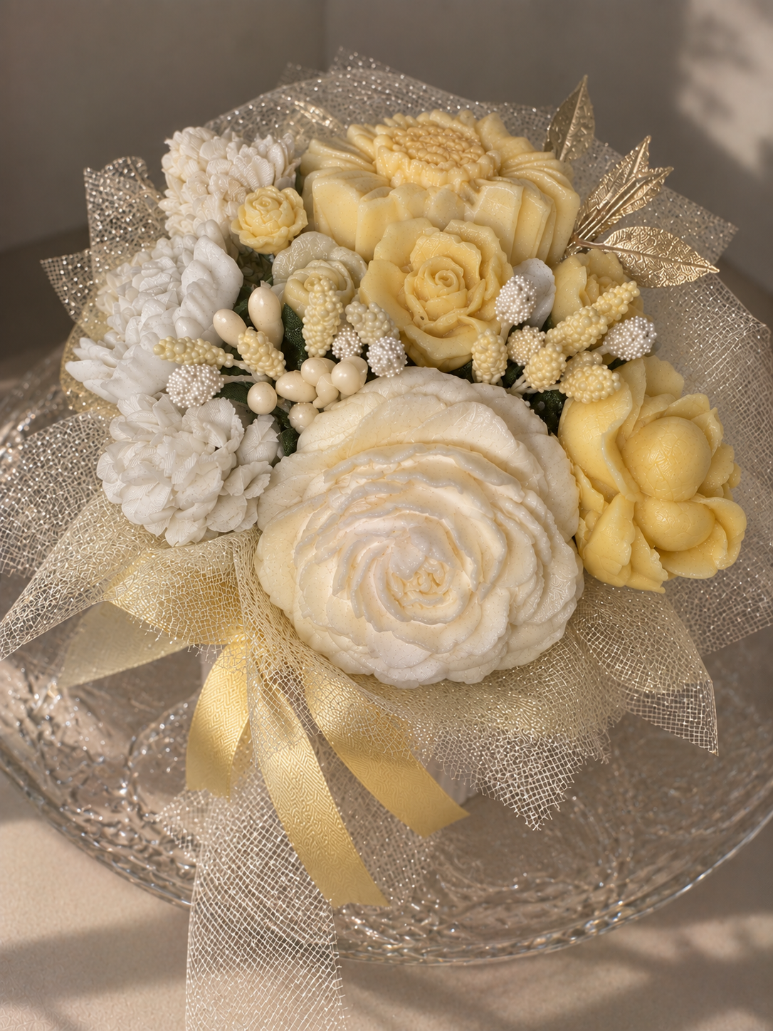 Keran - Mini Bouquet con gesso