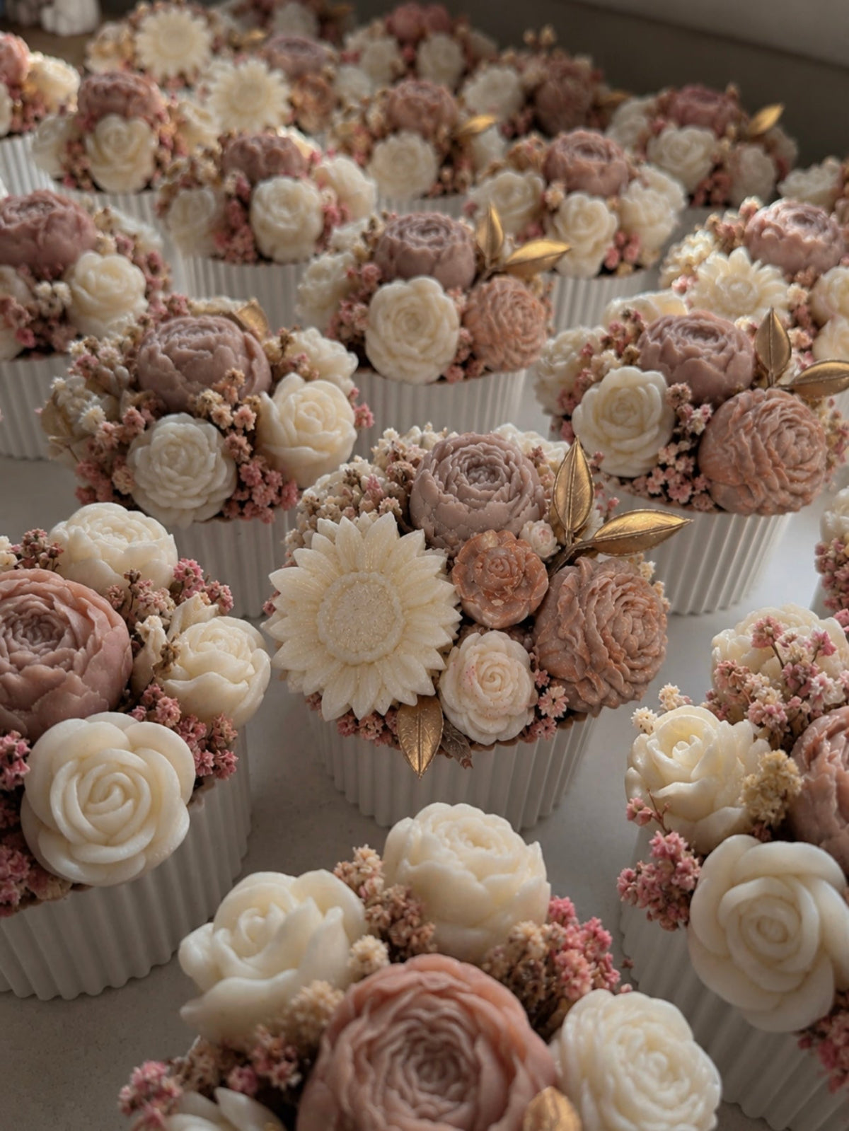 Keran - Mini Bouquet con gesso